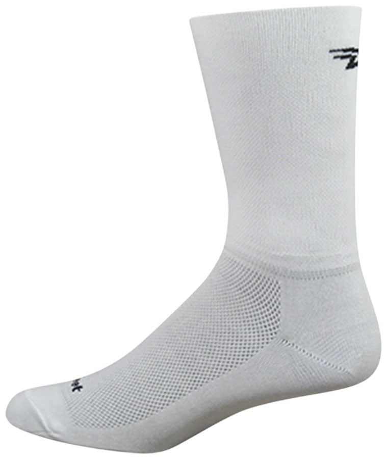 DeFeet Aireator 6" Socks White L Pair-Goodwynn&#39;sGoodwynn&#39;s