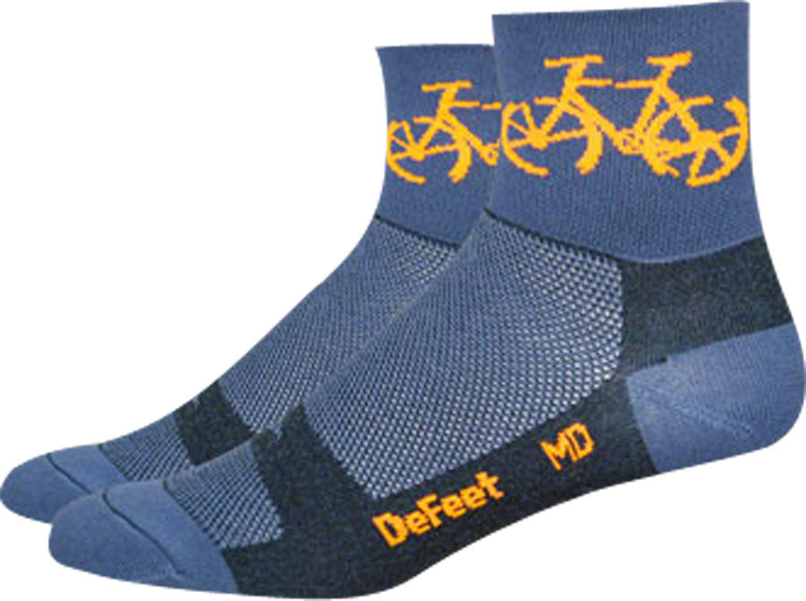 DeFeet Aireator 3" Socks Townee Charcoal XL Pair