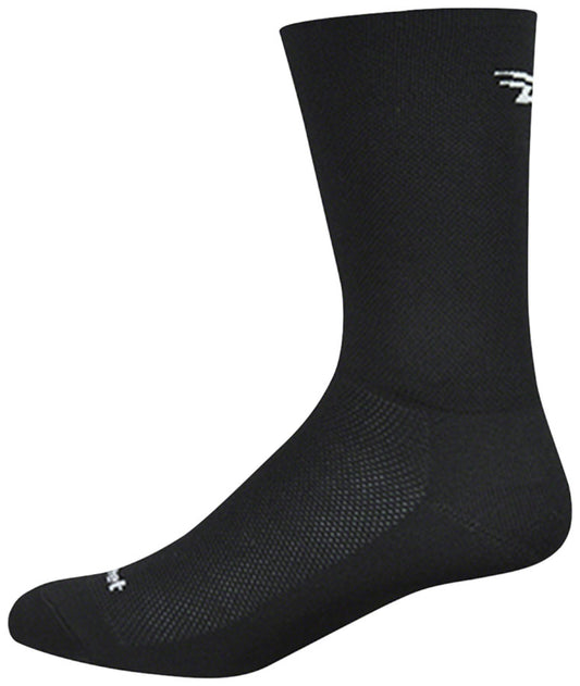 DeFeet Aireator 6" D-Logo Socks 7-9 Black-Goodwynn's