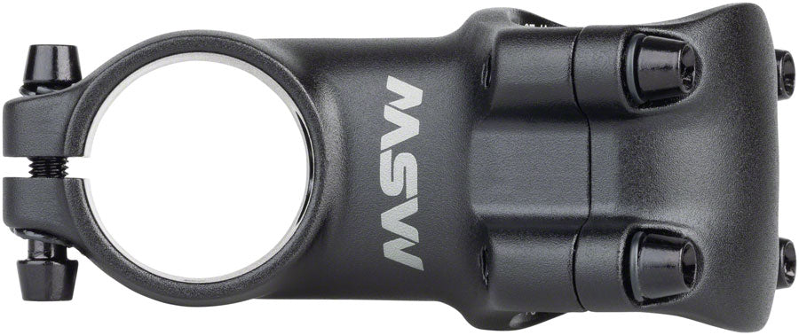 MSW 25 Stem - 60mm 31.8 Clamp +/-25 1-1/8" Aluminum Black-Goodwynn&#39;sGoodwynn&#39;s