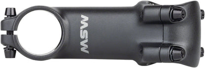 MSW 25 Stem - 90mm 31.8 Clamp +/-25 1-1/8" Aluminum Black