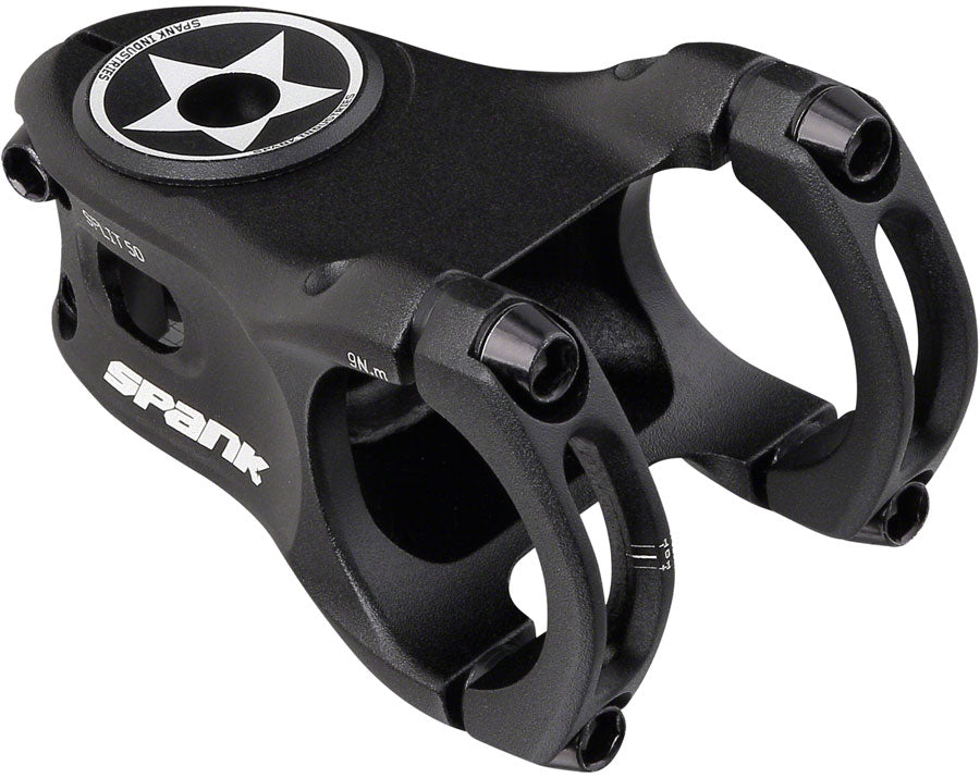 Spank SPLIT 35  Stem - 50mm 35mm Clamp 0 Degree 1-1/8" Black-Goodwynn&#39;sGoodwynn&#39;s