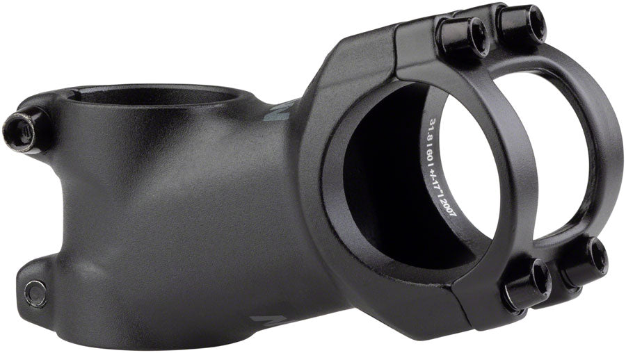 MSW 17 Stem - 60mm 31.8 Clamp +/-17 1 1/8" Aluminum Black