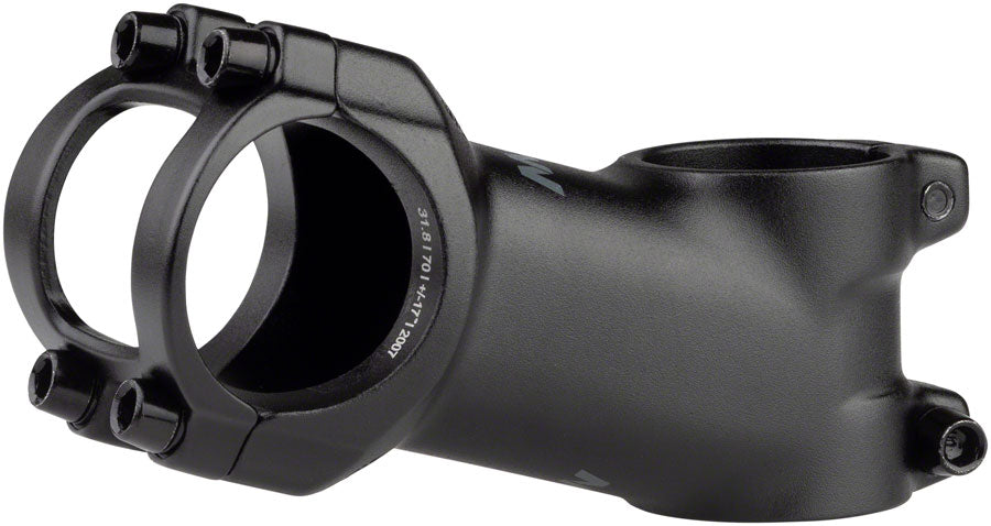 MSW 17 Stem - 70mm 31.8 Clamp +/-17 1 1/8" Aluminum Black