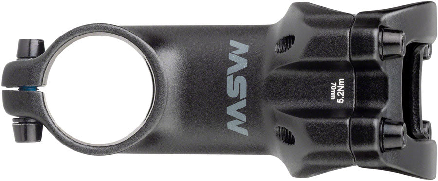 MSW 17 Stem - 70mm 31.8 Clamp +/-17 1 1/8" Aluminum Black-Goodwynn&#39;sGoodwynn&#39;s