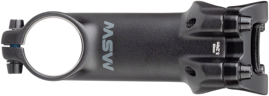 MSW 17 Stem - 90mm 31.8 Clamp +/-17 1 1/8" Aluminum Black