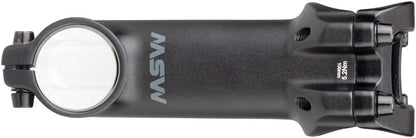 MSW 17 Stem - 100mm 31.8 Clamp +/-17 1 1/8" Aluminum Black