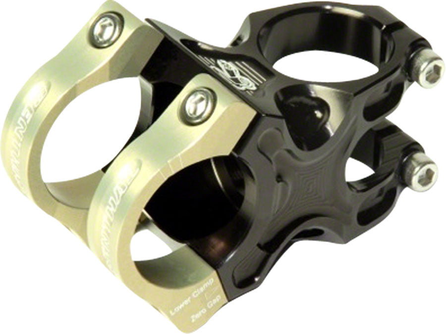 Renthal Apex Stem - 40mm 31.8 Clamp +/-6 1 1/8" Aluminum Black/Gold-Goodwynn&#39;sGoodwynn&#39;s