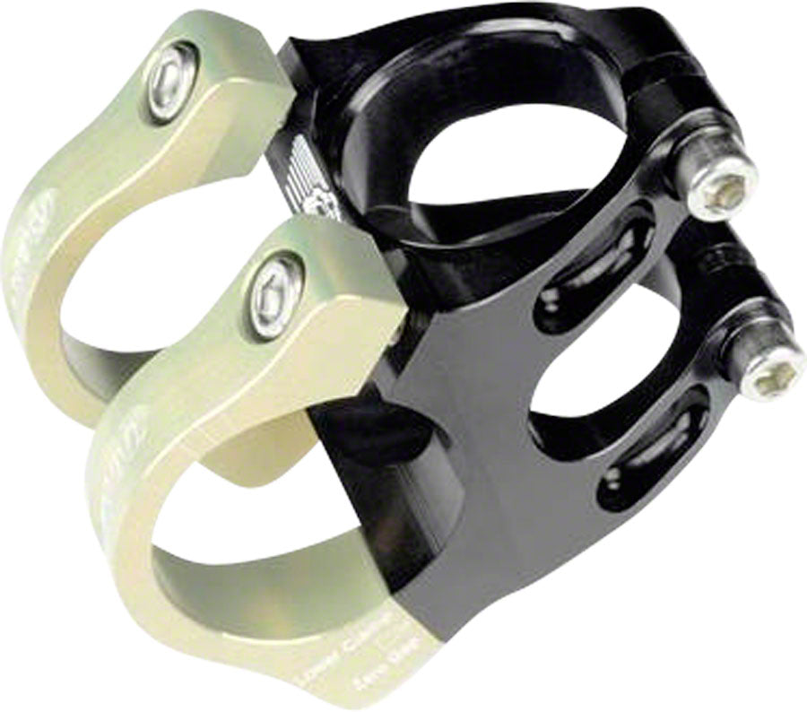 Renthal Apex Stem - 31mm 31.8 Clamp +/-6 1 1/8" Aluminum Black/Gold-Goodwynn&#39;sGoodwynn&#39;s