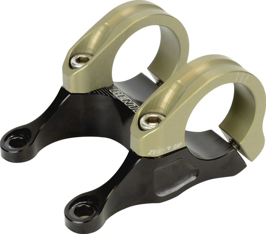 Renthal Integra II Stem - 45mm 31.8 Clamp +/-0 Direct Mount Aluminum BLK/Gold-Goodwynn&#39;sGoodwynn&#39;s