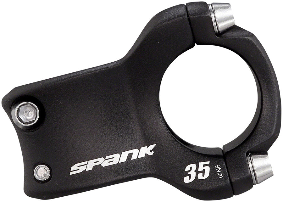 Spank Spike Race 2 Stem - 35mm 31.8 Clamp +/-0 1 1/8" Aluminum Black-Goodwynn&#39;sGoodwynn&#39;s