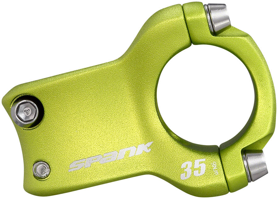 Spank SPIKE Race 2 Stem Diameter: 31.8mm Length: 35mm Steerer: 1-1/8 0° Green-Goodwynn&#39;sGoodwynn&#39;s