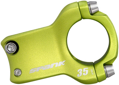 Spank SPIKE Race 2 Stem Diameter: 31.8mm Length: 35mm Steerer: 1-1/8 0° Green