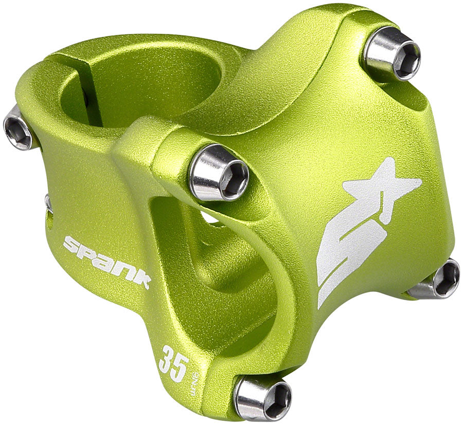 Spank SPIKE Race 2 Stem Diameter: 31.8mm Length: 35mm Steerer: 1-1/8 0° Green-Goodwynn&#39;sGoodwynn&#39;s