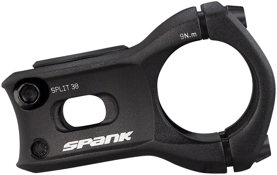 Spank Split Stem - 38mm 31.8 Clamp +/-0 1 1/8" Aluminum Black-Goodwynn&#39;sGoodwynn&#39;s