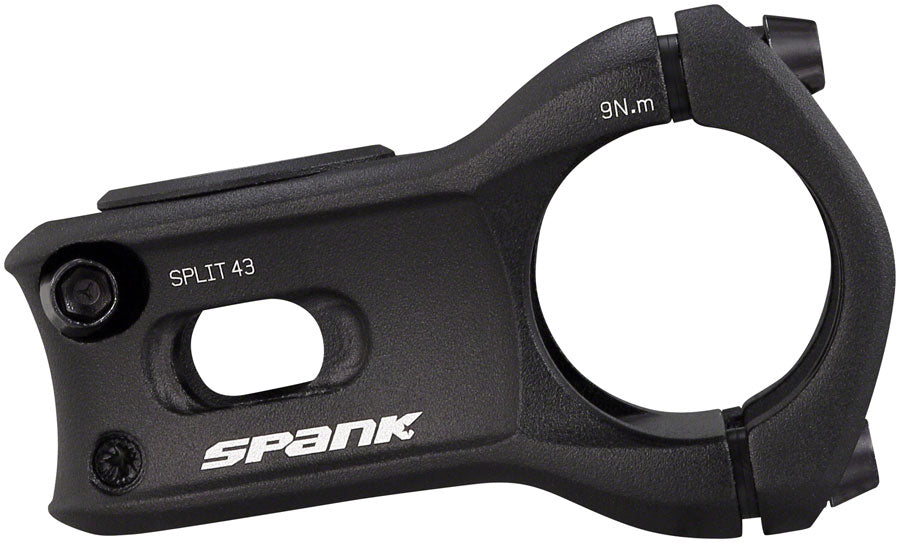 Spank Split Stem - 43mm 31.8 Clamp +/-0 1 1/8" Aluminum Black-Goodwynn&#39;sGoodwynn&#39;s