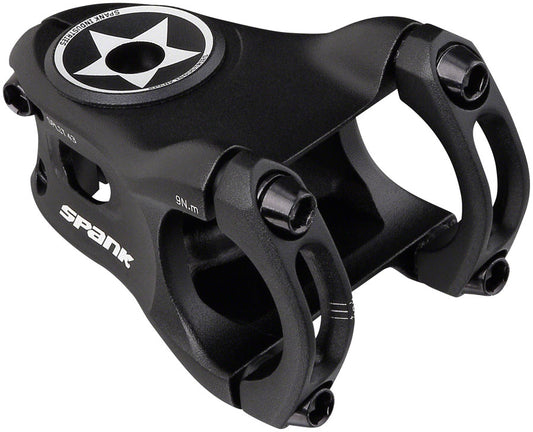 Spank Split Stem - 43mm 31.8 Clamp +/-0 1 1/8" Aluminum Black-Goodwynn's