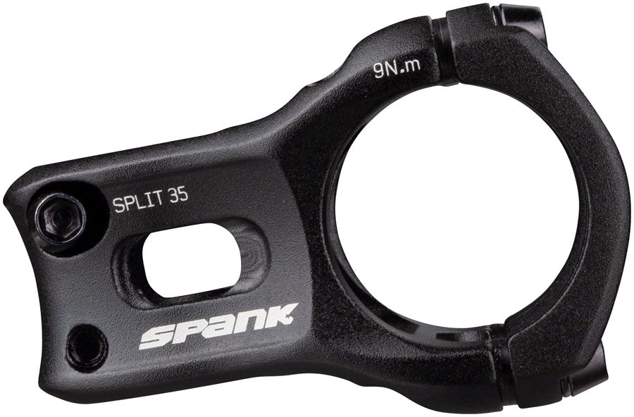 Spank Split 35 Stem - 35mm 35 Clamp +/-0 1 1/8" Aluminum Black-Goodwynn&#39;sGoodwynn&#39;s