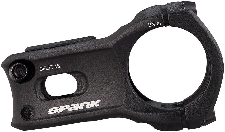 Spank Split 35 Stem - 45mm 35 Clamp +/-0 1 1/8" Aluminum Black-Goodwynn&#39;sGoodwynn&#39;s