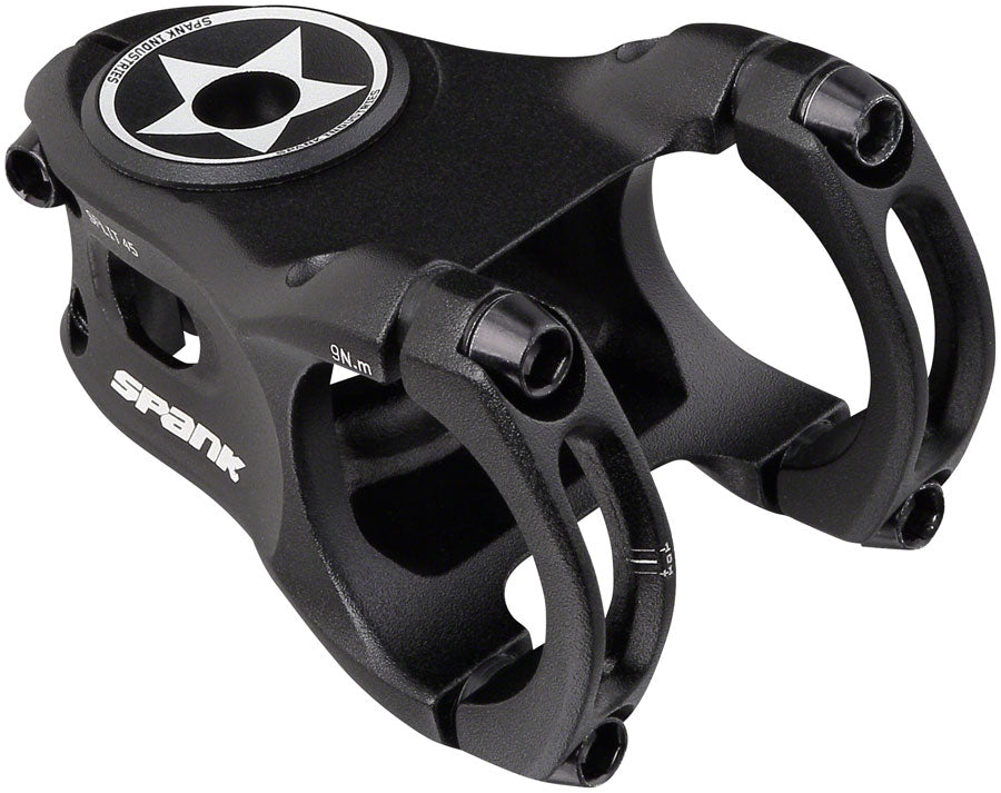 Spank Split 35 Stem - 45mm 35 Clamp +/-0 1 1/8" Aluminum Black-Goodwynn&#39;sGoodwynn&#39;s