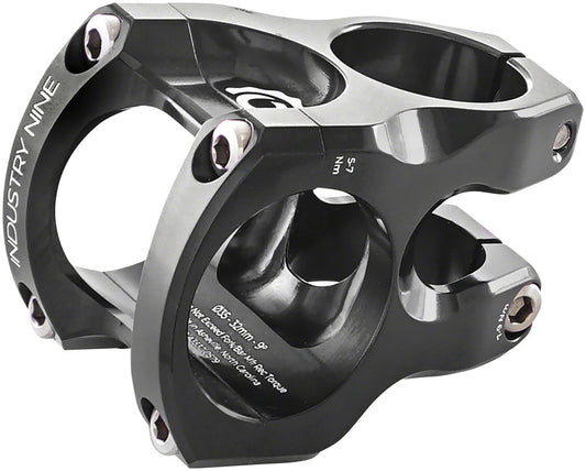 Industry Nine A35 Stem - 32mm 35 Clamp +/-9 1 1/8" Aluminum Black-Goodwynn's