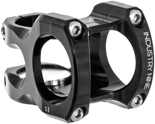 Industry Nine A35 Stem - 40mm 35 Clamp +/-8 1 1/8" Aluminum Black-Goodwynn's