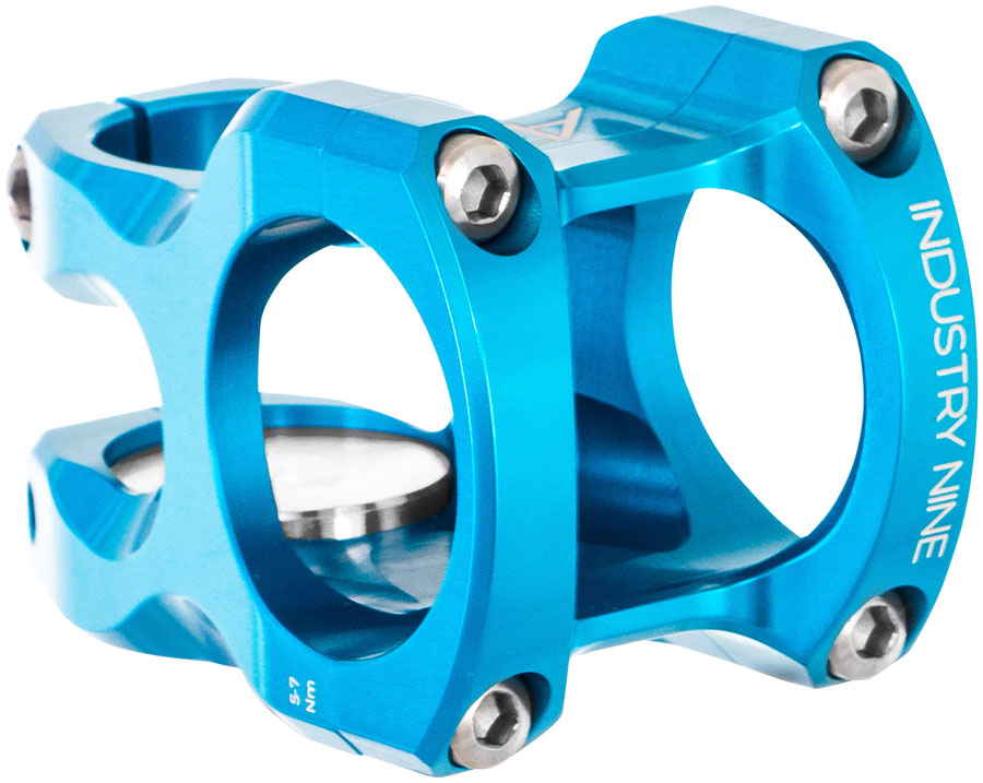 Industry Nine A35 Stem - 40mm 35 Clamp +/-8 1 1/8" Aluminum Turquoise-Goodwynn&#39;sGoodwynn&#39;s