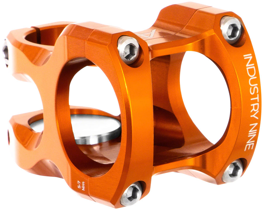 Industry Nine A35 Stem - 40mm 35 Clamp +/-8 1 1/8" Aluminum Orange