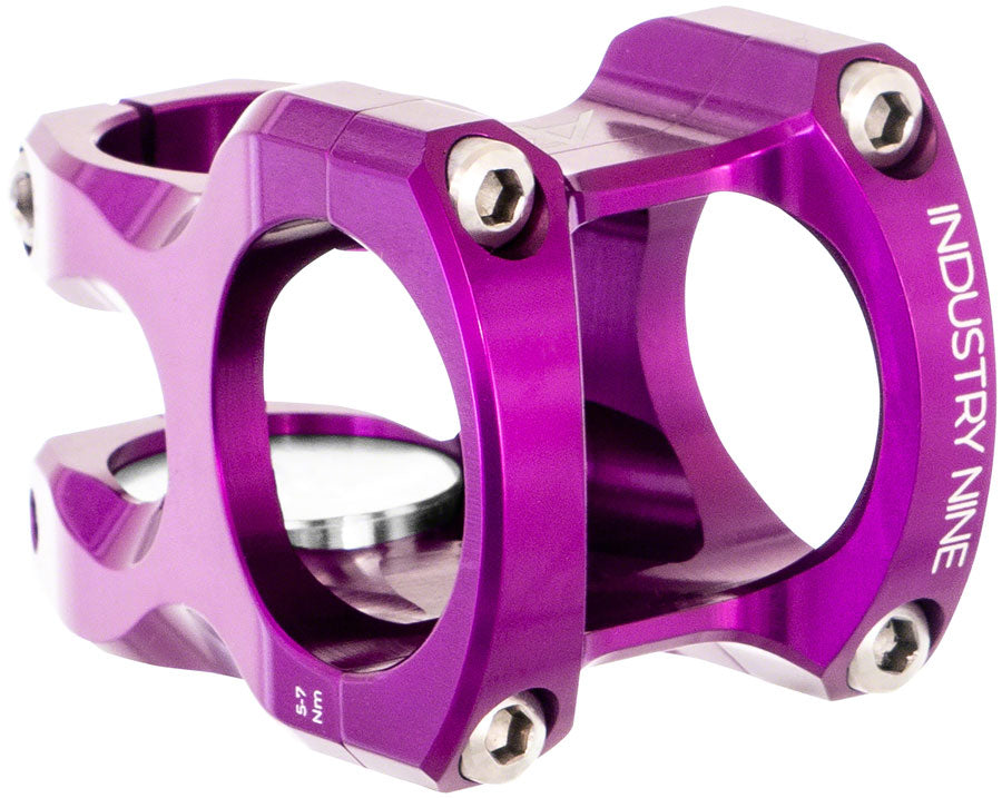 Industry Nine A35 Stem - 40mm 35 Clamp +/-8 1 1/8" Aluminum Purple-Goodwynn&#39;sGoodwynn&#39;s