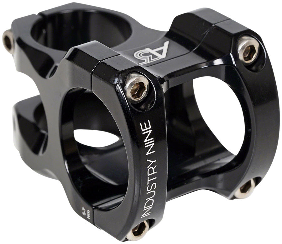 Industry Nine A318 Stem - 30mm 31.8mm Clamp +/-4.4 1 1/8" Aluminum Black-Goodwynn&#39;sGoodwynn&#39;s