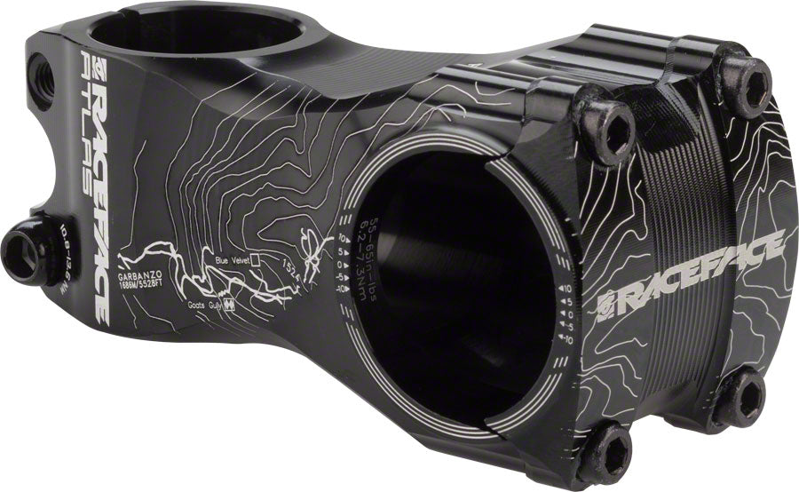 RaceFace Atlas 35 Stem - 65 mm 35.0 Clamp +/-0 1 1/8" Aluminum Black-Goodwynn&#39;sGoodwynn&#39;s