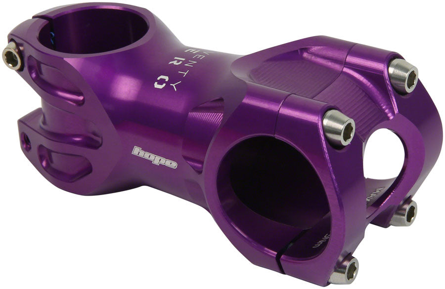 Hope XC Stem - 70mm 31.8 Clamp +/-0 1 1/8" Purple-Goodwynn&#39;sGoodwynn&#39;s