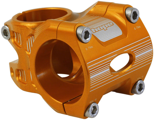 Hope AM/Freeride Stem - 35mm 35 Clamp +/-0 1 1/8" Aluminum Orange-Goodwynn's