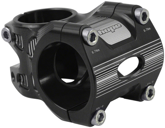 Hope AM/Freeride Stem - 35mm 35 Clamp +/-0 1 1/8" Aluminum Black-Goodwynn's