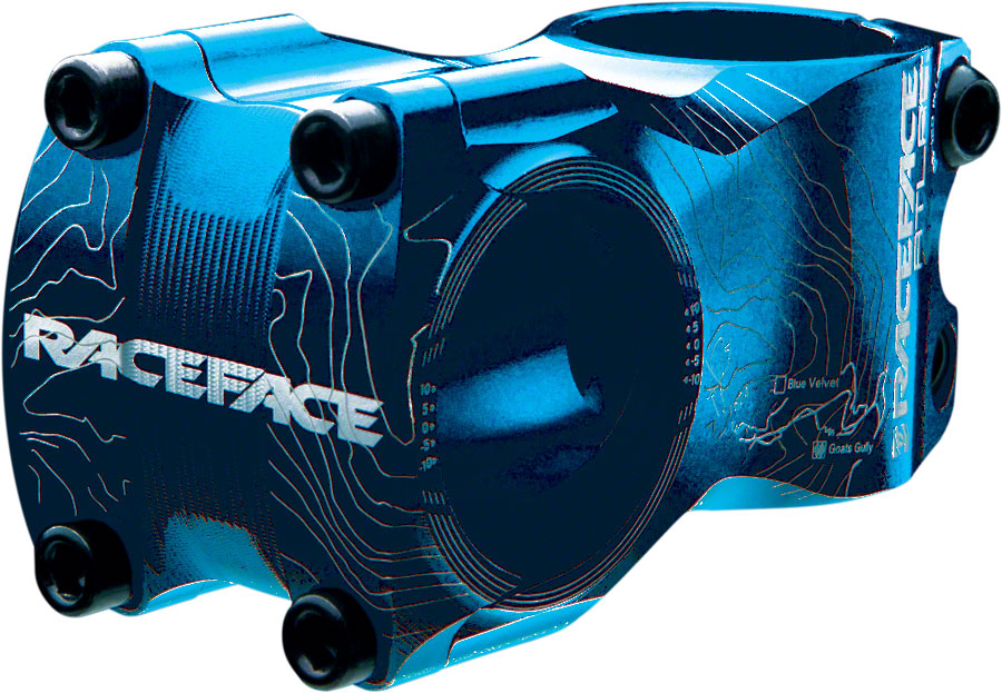 RaceFace Atlas Stem - 65mm 31.8 Clamp +/-0 1 1/8" Aluminum Blue