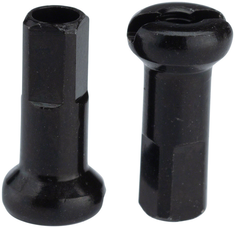 DT Swiss Standard Brass Nipples: 2.34 x 12mm Black Box of 100