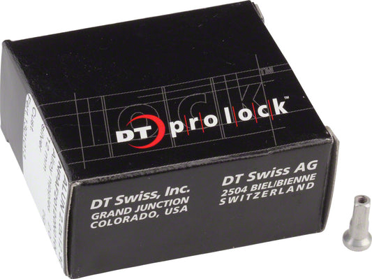 DT Swiss Pro Lock Aluminum Nipples: 2.0 x 12mm Silver Box of 100-Goodwynn's