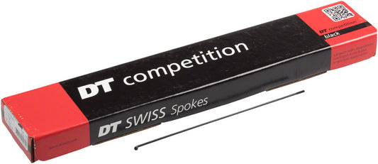 DT Swiss Competition Spoke: 2.0/1.8/2.0mm 248mm J-bend Black Box of 100-Goodwynn's