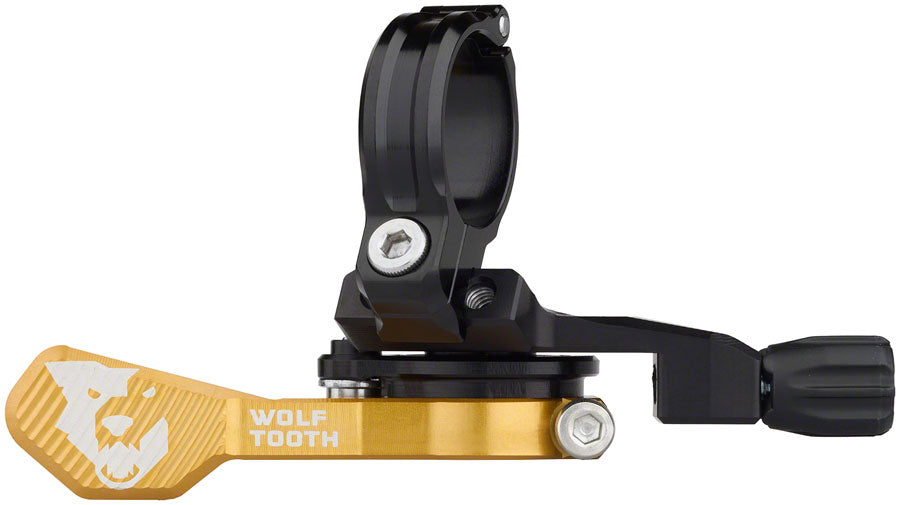 Wolf Tooth ReMote Pro Dropper Post Lever - 22.2mm Clamp Gold-Goodwynn&#39;sGoodwynn&#39;s