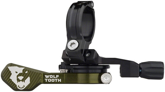 Wolf Tooth ReMote Pro Dropper Post Lever - 22.2mm Clamp Olive-Goodwynn's