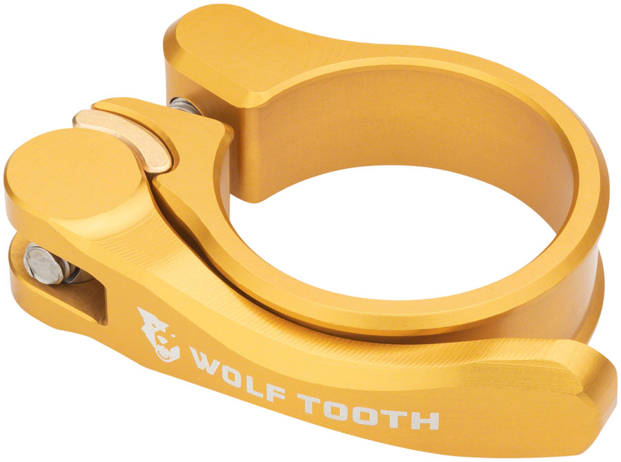 Wolf Tooth Components Quick Release Seatpost Clamp - 28.6mm Gold-Goodwynn&#39;sGoodwynn&#39;s