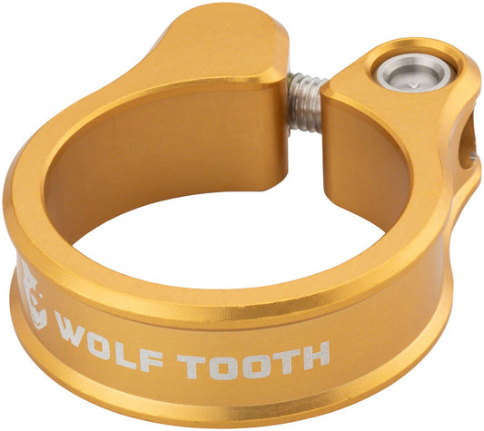 Wolf Tooth Seatpost Clamp - 31.8mm Gold-Goodwynn's