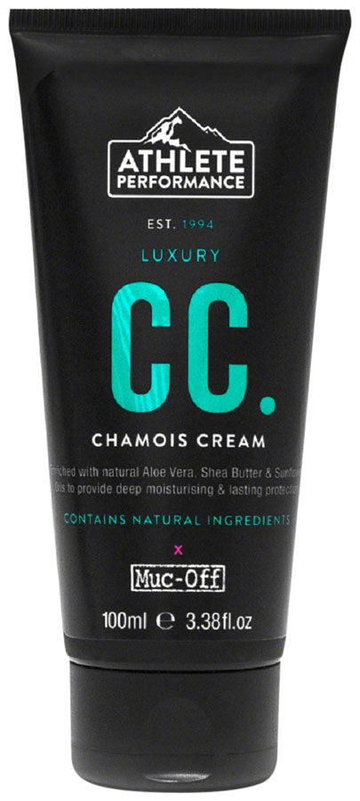 Athlete Performance by Muc-Off Luxury CC Chamois Cream: 100ml Tube-Goodwynn&#39;sGoodwynn&#39;s