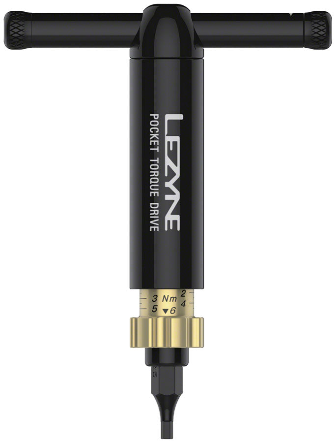 Lezyne Pocket Torque Drive Torque Wrench - 2-6 Nm 2.5 3 4 5MM T20 AND T25 BITS With Storage Case BLK-Goodwynn&#39;sGoodwynn&#39;s