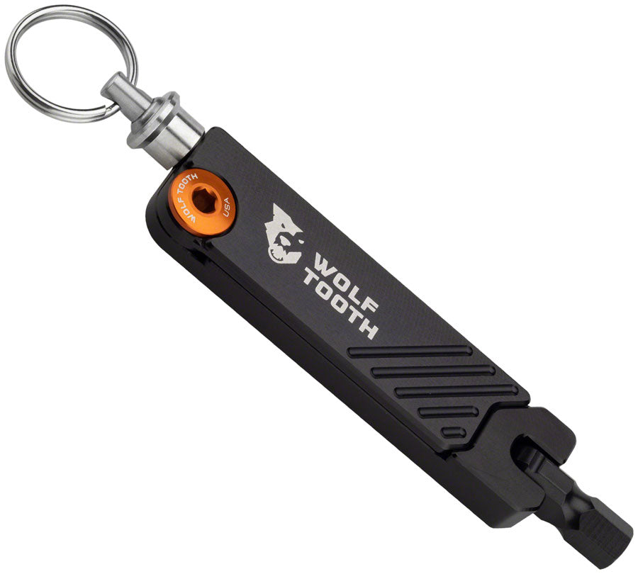 Wolf Tooth 6-Bit Hex Wrench Multi-Tool with Keyring - Black-Goodwynn&#39;sGoodwynn&#39;s