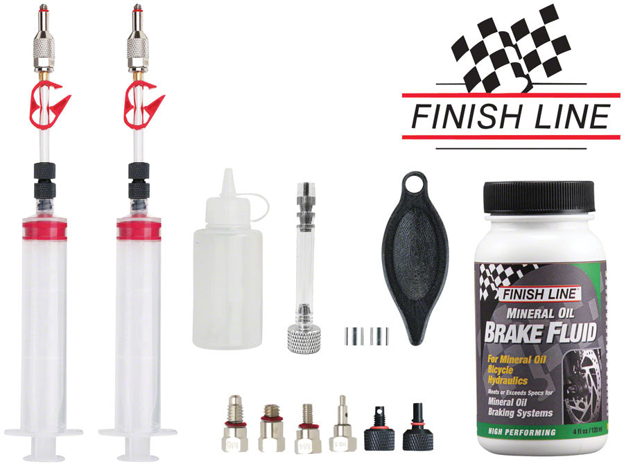 Jagwire Pro Mineral Oil Bleed Kit - Shimano Magura Tektro TRP Hayes Adapters Included-Goodwynn&#39;sGoodwynn&#39;s