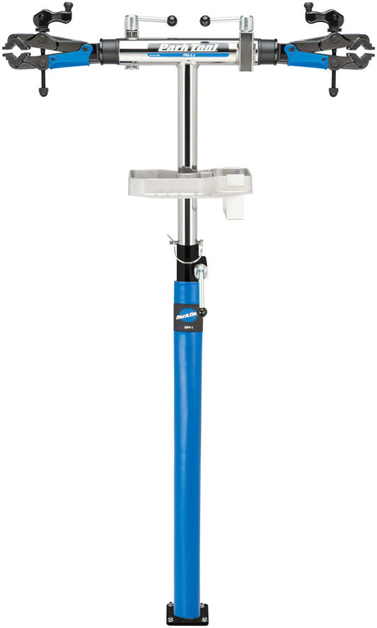 Park Tool PRS-2.3-2 Deluxe Double Arm Repair Stand 100-3D Micro-Adjust Clamps-Goodwynn's