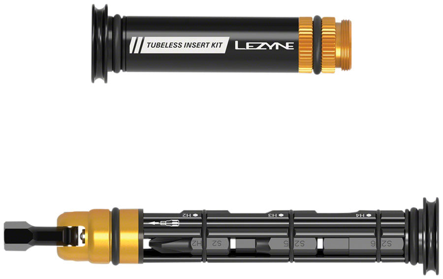 Lezyne Dual Insert Kit Bar-End Mount Multi Tool Tubeless Plug Tool BLK-Goodwynn&#39;sGoodwynn&#39;s