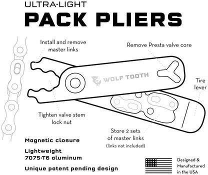 Wolf Tooth Masterlink Combo Pack Pliers Blue