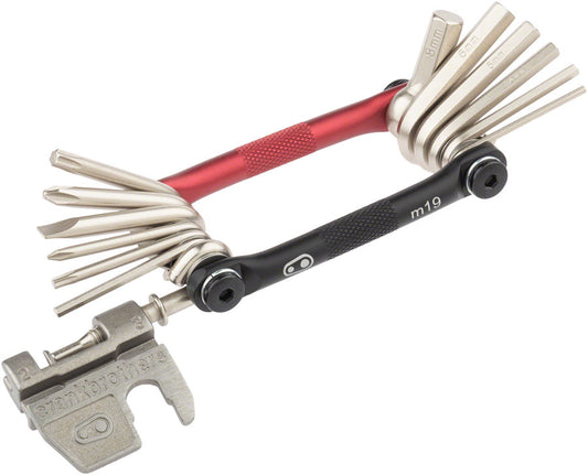 Crank Brothers Multi 19 Tool - Black/Red-Goodwynn's